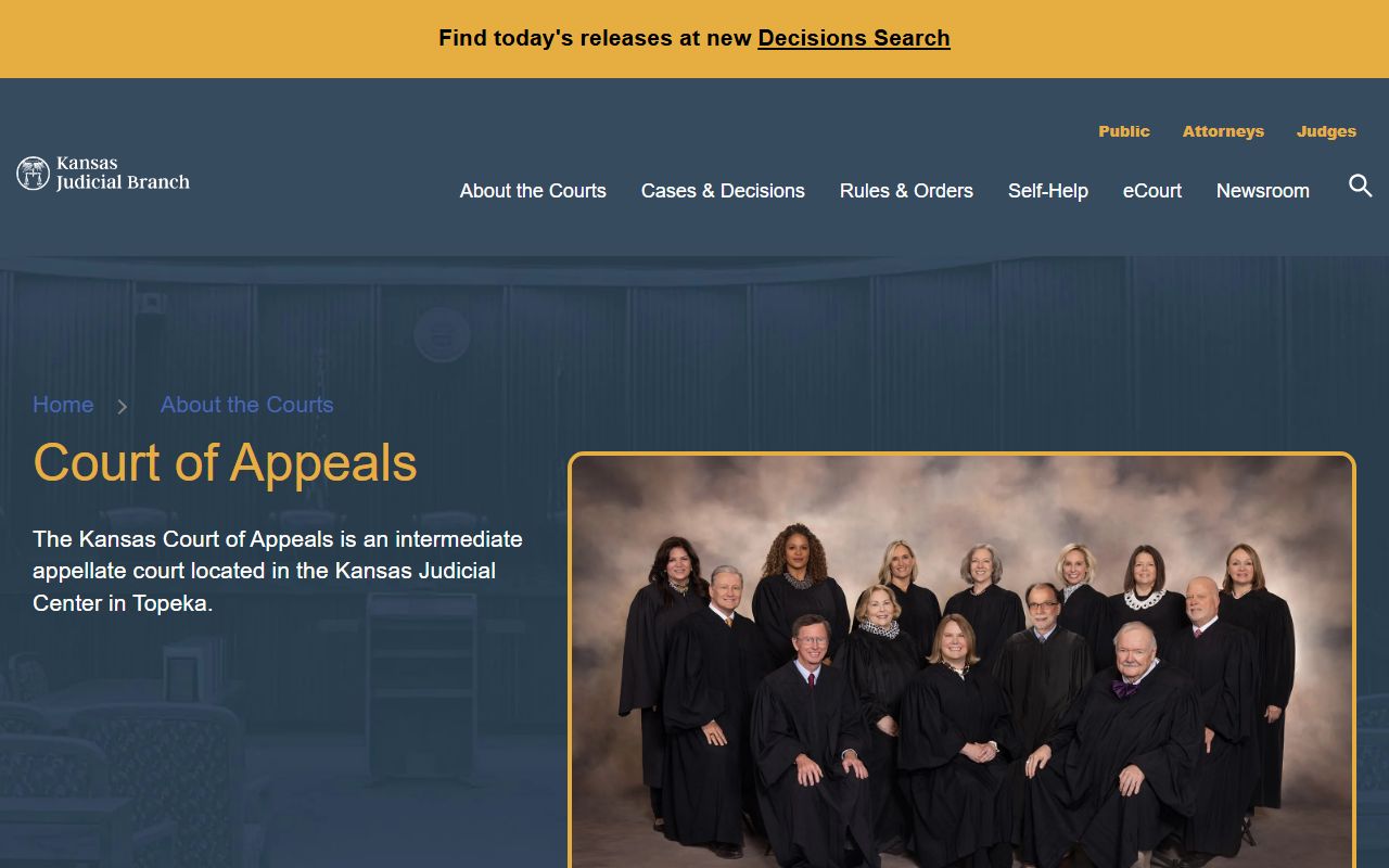 Thomas County court dockets appellate route through Kansas Court of Appeals