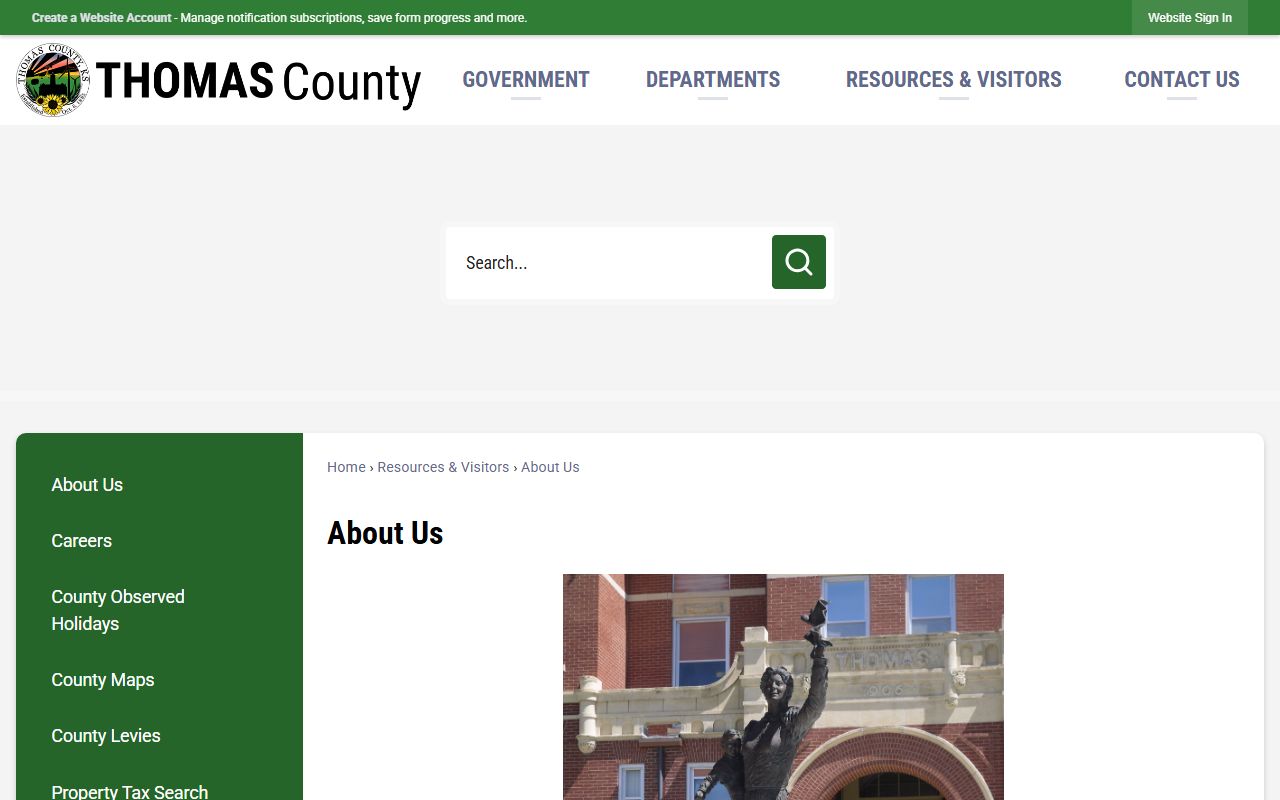 Thomas County court records and courthouse history